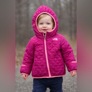 The North Face Kids Fuchsia Quilted Jacket